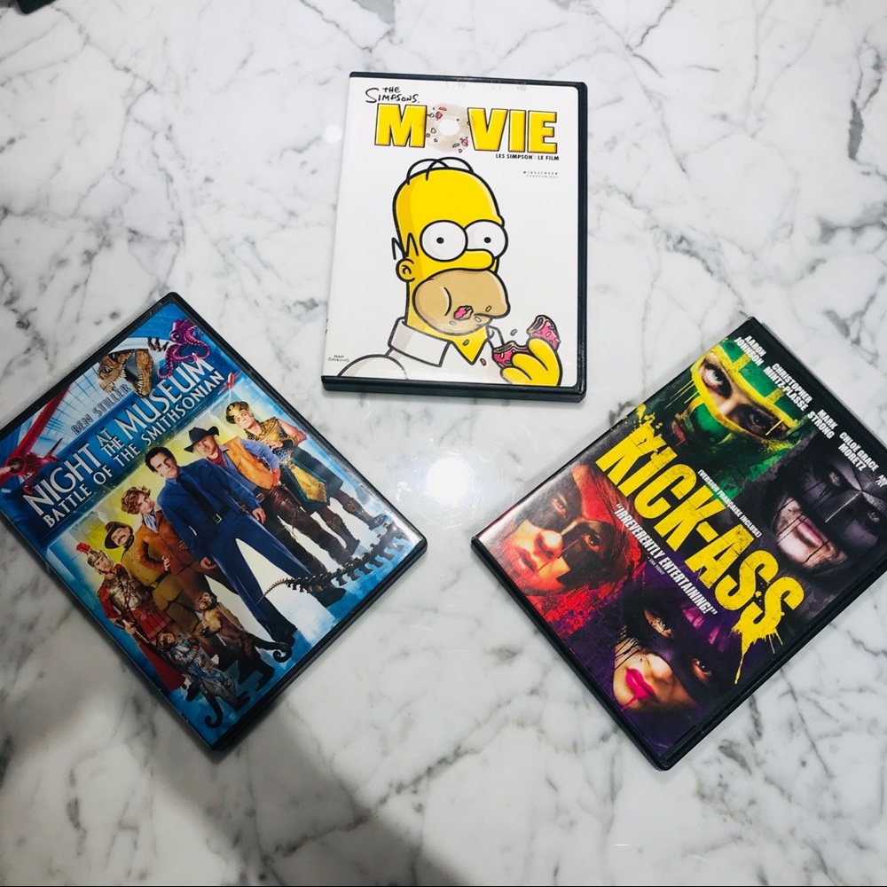 Lot of 3 Family DVD’s including the Simpson’s!